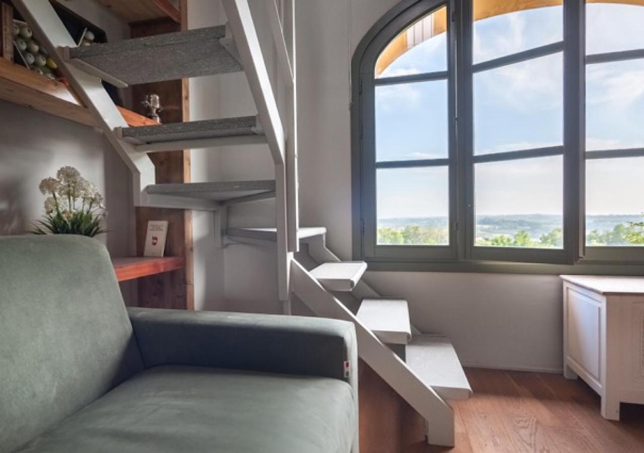 Charming Loft Golf Club Barolo Apartment Novello Luaran gambar